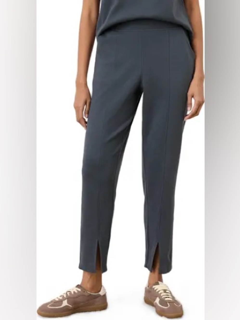 Airport lounge tailored straight leg pant